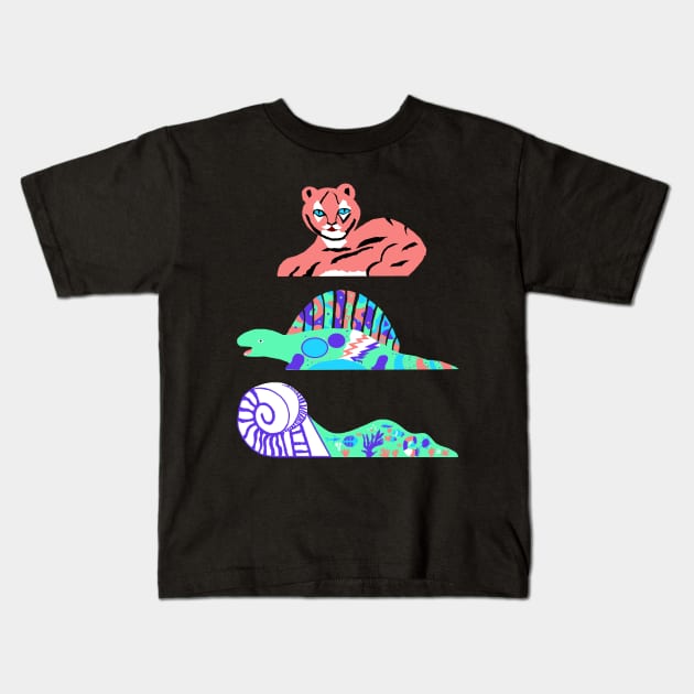 NNM-Sculptures Kids T-Shirt by Gabe Ginex Custom Artwork